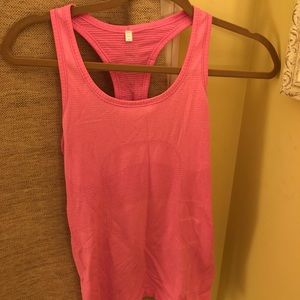 Pink Lululemon Run Swiftly Racerback in